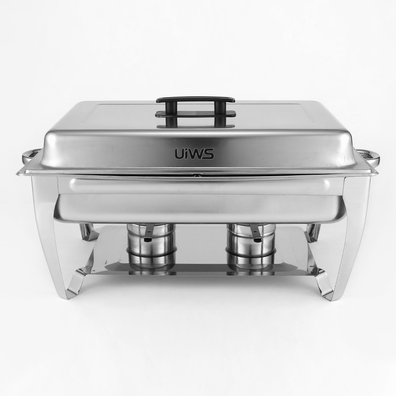 Stainless steel chafing dish party wedding thickening buffet food warmer with handle