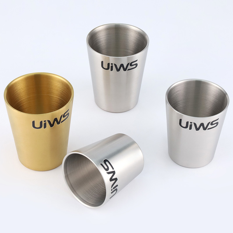 Stainless steel coffee mugs outdoor camping cup Straight body mugs