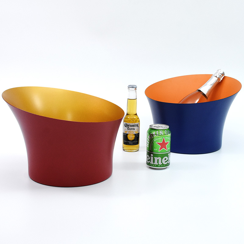 Boat sign lhigh-quatily metal wine bucket 8L cooler ice bucket