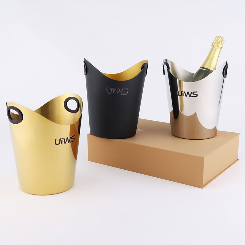 Low Price Stainless Steel Champagne Bucket Beverage Tubs Wine Ice Bucket Ice Cube Bucket
