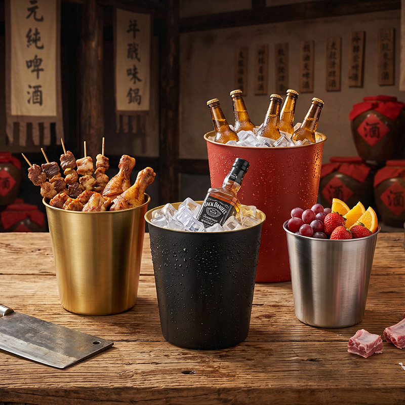304 Stainless Steel Mini Bucket Cup