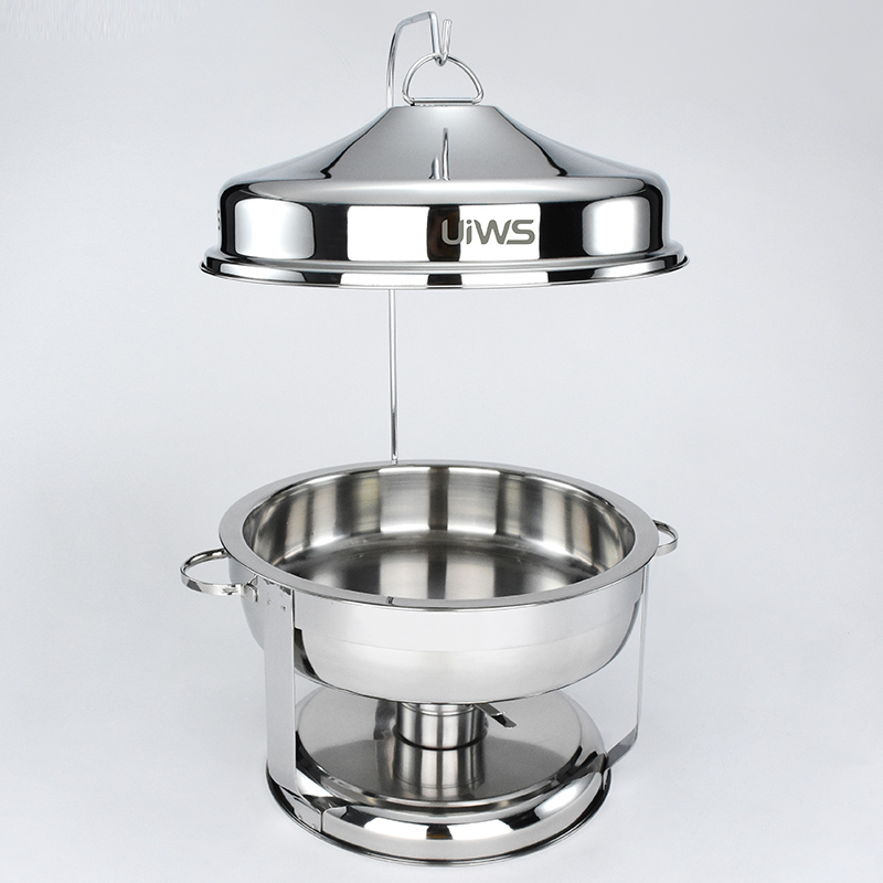 Hotel restaurant Stainless steel chafing dish 9l high capacity buffet food warmer
