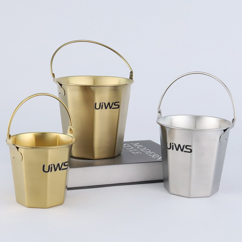 304 Octagonal Mini Bucket with Handle