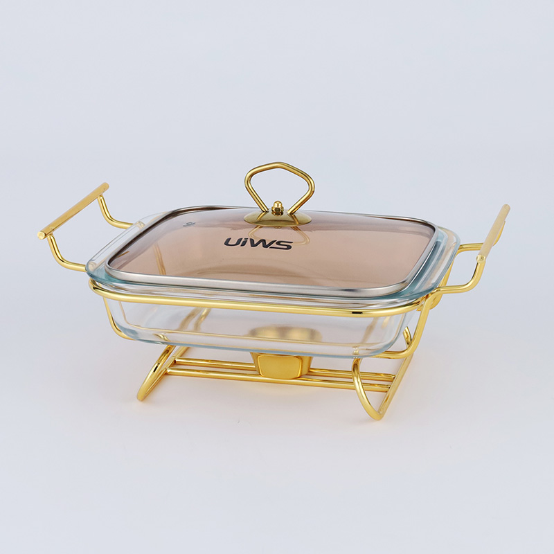 2.0L Square glass Chafing dish